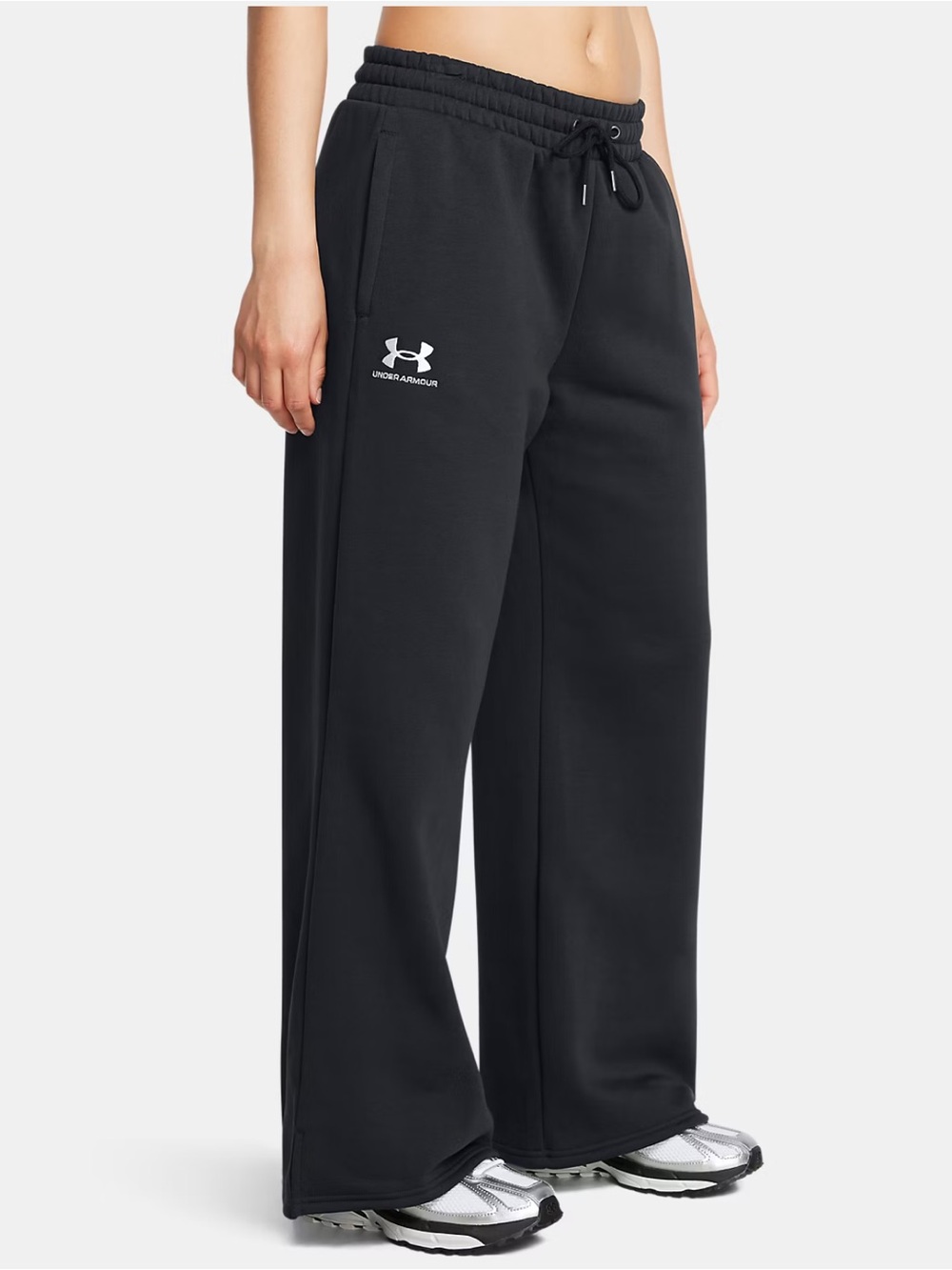 Under Armour UA Icon Fleece
Women's Wide Leg Pants - Black/white - Picture 2 of 10